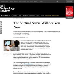 The Virtual Nurse Will See You Now