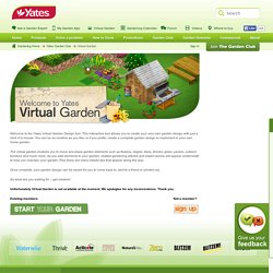 Yates Virtual Garden - Design your own garden, or choose a template from a range of existing garden designs - Yates
