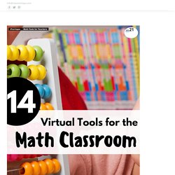 14 Virtual Tools: Favorite Math Apps