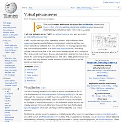 Virtual private server