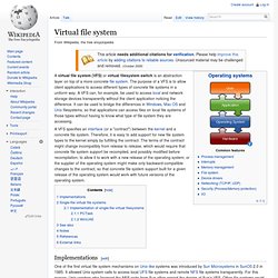 Virtual file system