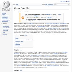 Virtual Case File
