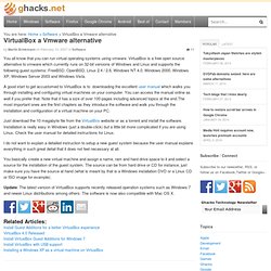 VirtualBox a Vmware alternative » gHacks tech news