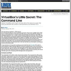 VirtualBox’s Little Secret: The Command Line