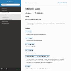 Reference Guide — virtualenv 12.0.7 documentation