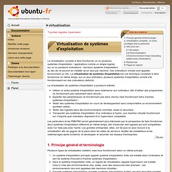virtualisation Documentation Ubuntu
