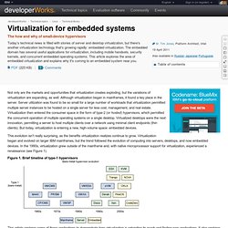 Virtualization for embedded systems