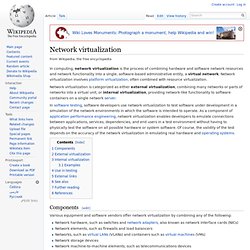 Network virtualization