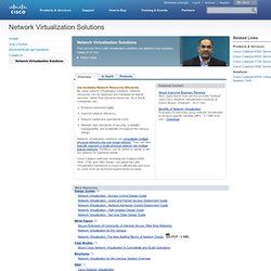 Network Virtualization Solutions