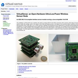 virtual-sense - VirtualSense: an Open-Hardware Ultra-Low-Power Wireless Sensor Node