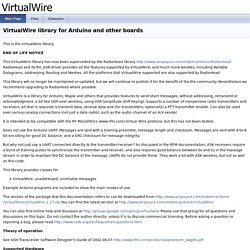 VirtualWire: VirtualWire library for Arduino and other boards
