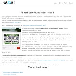 Chambord : visitez virtuellement son château