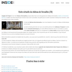 Visite virtuelle du château de Versailles (78) - Inside 360