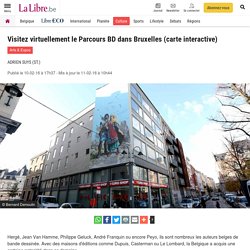 Visitez virtuellement le Parcours BD dans Bruxelles (carte interactive)