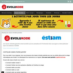 Evolukode, coding avec Scratch