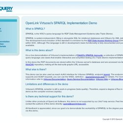 Virtuoso SPARQL Query Demo