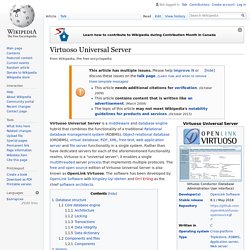 Virtuoso Universal Server