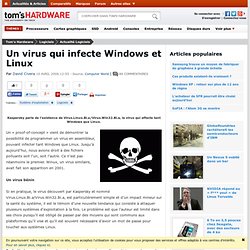 Virus qui attaque tant Linux que Windows !
