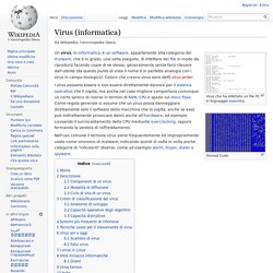 Virus (informatica)