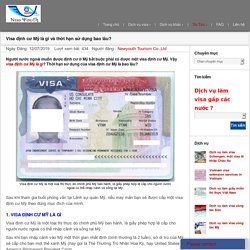 Visa định cư Mỹ là gì và thời hạn sử dụng bao lâu?