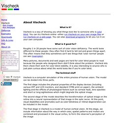 About Vischeck