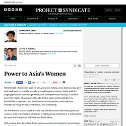 "Power to Asia’s Women" by Vishakha N. Desai , Astrid S. Tuminez and Gerald Rolfe