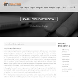Search Engine Visibility & Online Marketing
