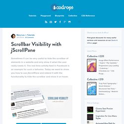 Scrollbar Visibility with jScrollPane