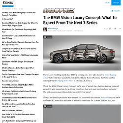 The BMW Vision Luxury Concept: What To Expect From The Next 7-Series