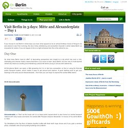 Visit Berlin in 3 days