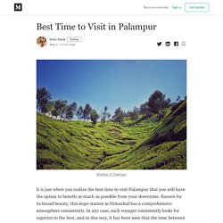 Best Time to Visit in Palampur - Kiran Parab - Medium