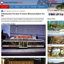 9 Must-Visit Restaurants In Minnesota