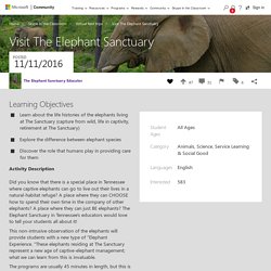 Visit The Elephant Sanctuary