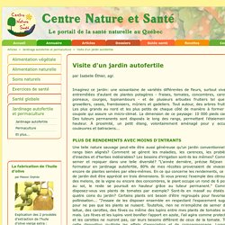 Visite d'un jardin autofertile