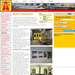 Visite des souterrains et bunker à Berlin