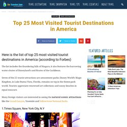 25 Most Visited Tourist Attractions