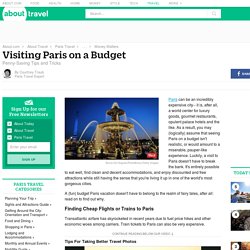 Visiting Paris on a Budget: Tips and Tricks