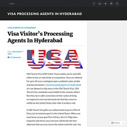 Visa Visitor’s Processing Agents In Hyderabad – Visa Processing Agents In Hyderabad