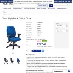 Vista High Back Office Chair