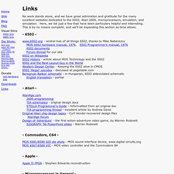 Visual 6502 Links