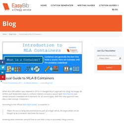 Visual Guide to MLA 8 Containers - EasyBib Blog