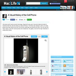 A Visual History of the Cell Phone