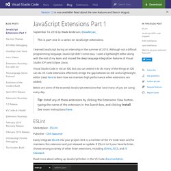 Visual Studio Code Blog