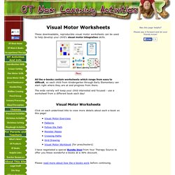 Visual Motor Worksheets