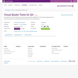 Visual Studio Tools for Git extension