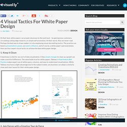 4 Visual Tactics For White Paper Design