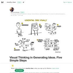 Visual Thinking in Generating Ideas. Five Simple Steps