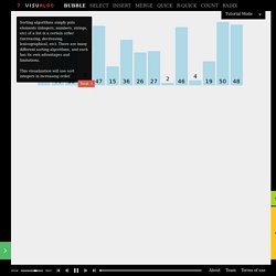 VisuAlgo - Sorting (Bubble, Selection, Insertion, Merge, Quick, Counting, Radix)