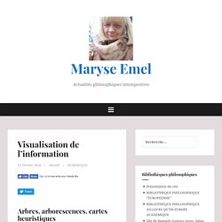 Visualisation de l’information – Maryse Emel