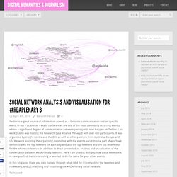 Social Network Analysis and Visualisation for #RDAPlenary 3